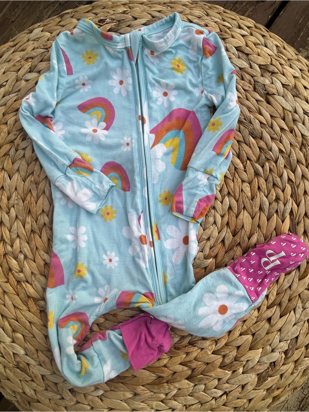 Posh Peanut Dancing Daisies Convertible One-Piece
